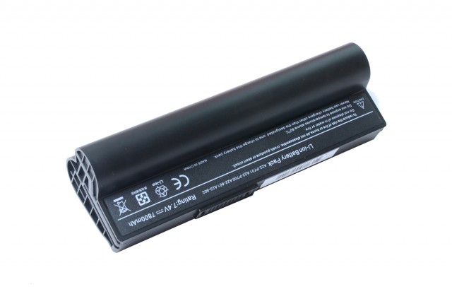 Батарея-аккумулятор A22-700/A22-P701 для Asus EEE PC 700/701/801/900, повышенной емкости 6-cell, черный, 7.2Ah