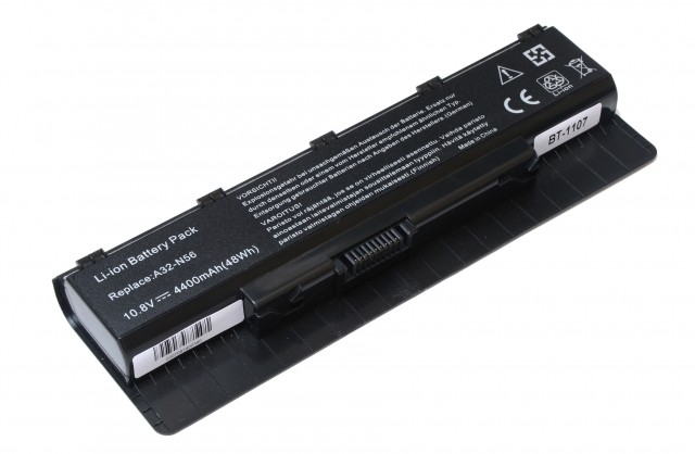 Батарея-аккумулятор A32-N56 для Asus N46/N56/N76, 4.8Ah