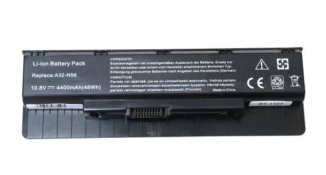 Батарея-аккумулятор A32-N56 для Asus N46/N56/N76, 4.8Ah
