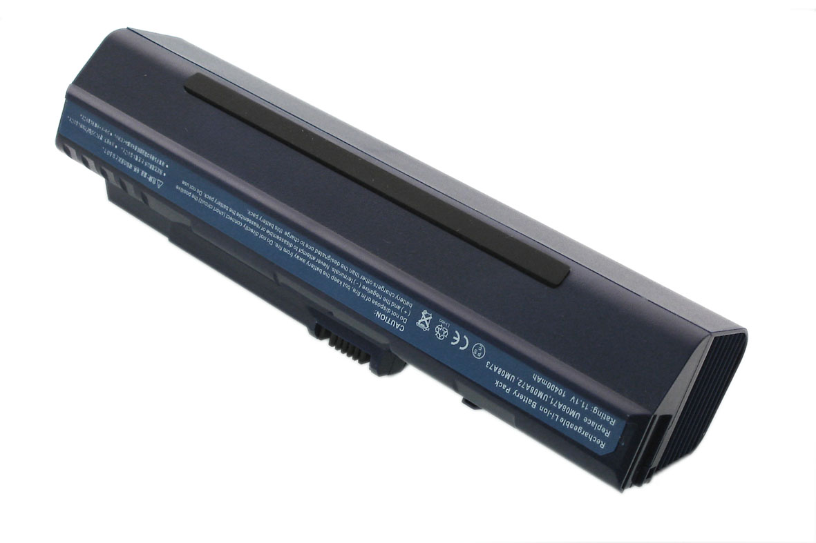 Аккумуляторная батарея для ноутбука Acer Aspire One ZG-5 D150 A110 531h 11,1V 10400mAh OEM черный