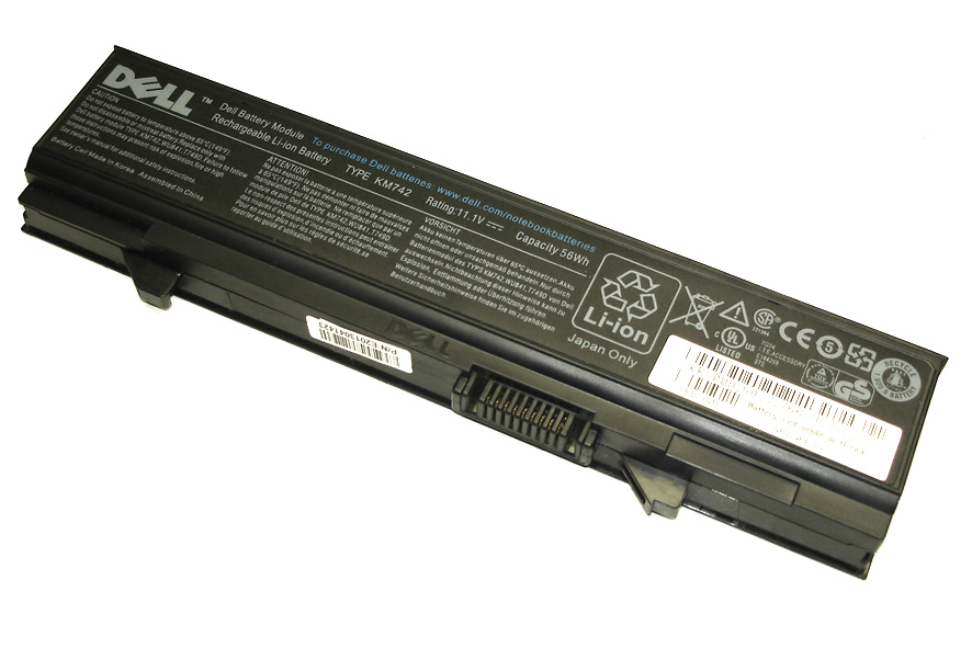 Аккумуляторная батарея Y568H для ноутбука Dell Latitude E5400 E5500 e5410 e5510 11.1V 4400mAh черный