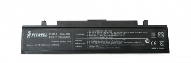 Батарея-аккумулятор AA-PB9NS6B, AA-PB9NC6B, AA-PB9NC6W для Samsung R428/R429/R430/R464/R465/R470/R480, 7.2Ah, черный