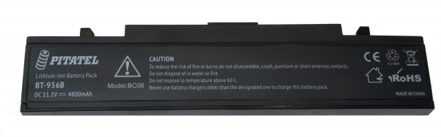Батарея-аккумулятор AA-PB9NS6B, AA-PB9NC6W для ноутбуков Samsung, 4.8Ah