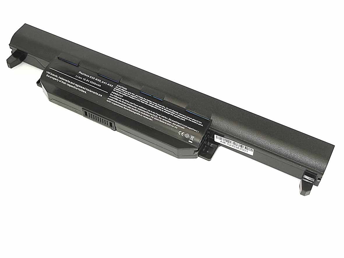 Аккумуляторная батарея A32-K55 для ноутбука Asus K55 5200mAh OEM