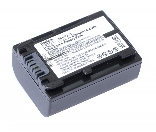 Аккумулятор NP-FV50 для Sony DCR-DVD/SR/SX/HDR-CX/HC/PJ/TD/XR/NEX-VG Series