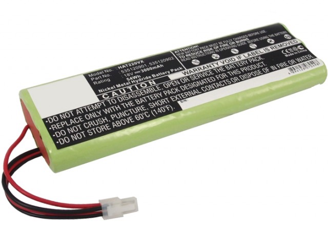 Аккумулятор для HUSQVARNA (p/n: 535120902, 40059601, 540059602, AU-18C, AU-18V), 3.0Ah 18V