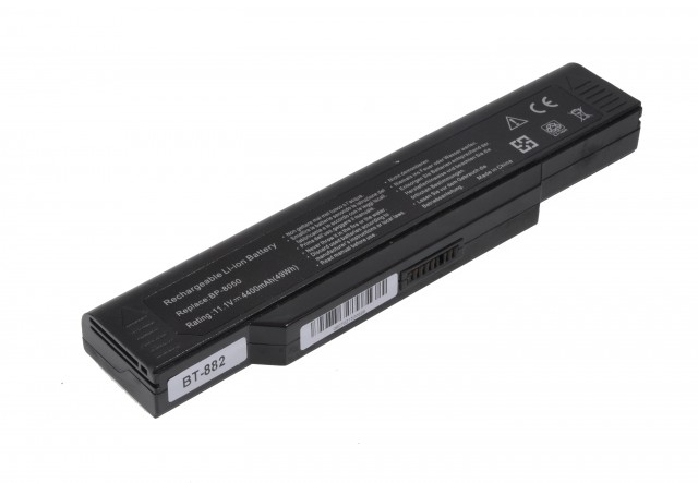 Батарея-аккумулятор BP-8050 для Fujitsu-Siemens Amilo C1300/D1420/L1300/L1310/L1320/M1420, Benq A32e, Nec Versa M540, Mitac 8050, черная