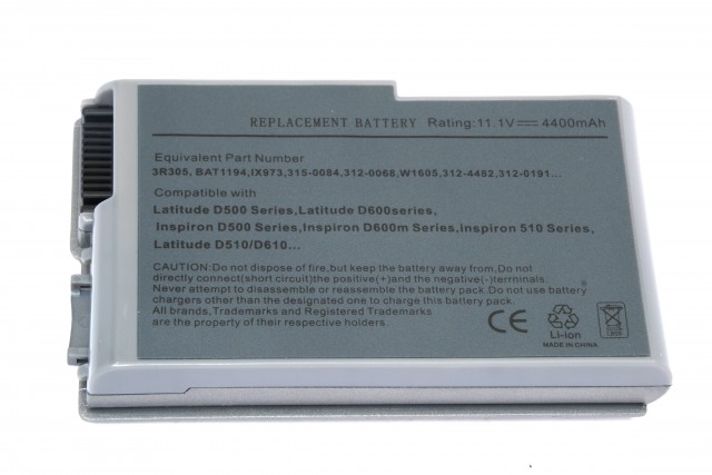 Батарея-аккумулятор C1295, 6Y270 для Dell Inspiron 500m/510m/600m, Latitude D500/D510/D520/D600/D610