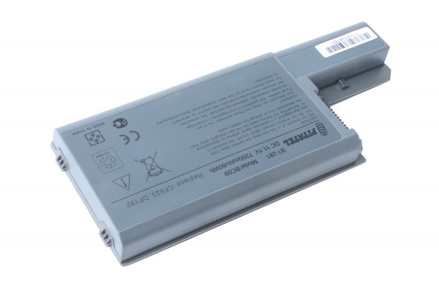 Батарея-аккумулятор CF623, DF192 для Dell Latitude D530/D531/D820/D830, повышенной емкости, 7.2Ah