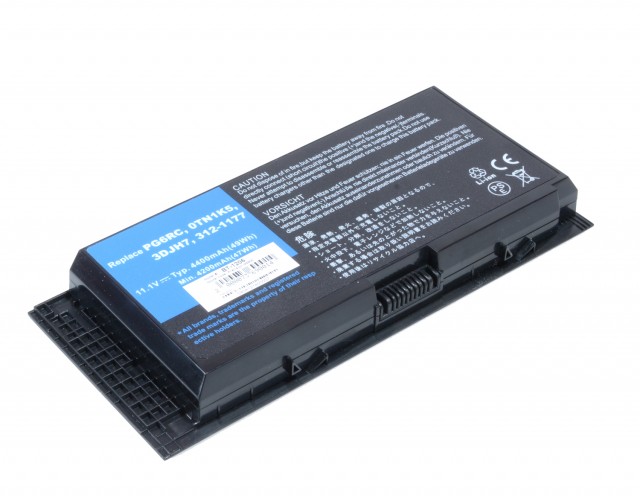Батарея-аккумулятор 3DJH7 для Dell Precision M4600/M4700/M6600/M6700 Series, 4.3Ah