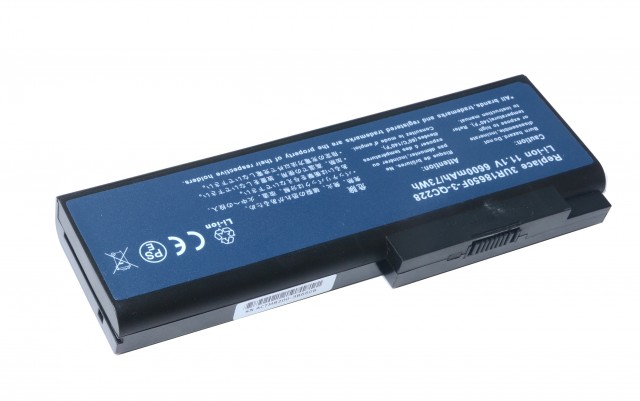Батарея-аккумулятор 3UR18650F-3-QC228 для Acer Travelmate 8200, Ferrari 5000, повышенной емкости