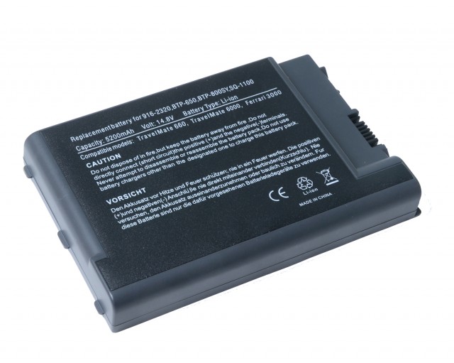 Батарея-аккумулятор SQ-1100 для Acer Aspire 1450, Trvelmate 6000/8000, Ferrari 3000/3200/3400