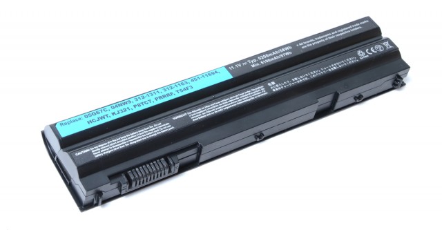 Батарея-аккумулятор для Dell Latitude E5420/E5520/E6420/E6520, 4.8Ah